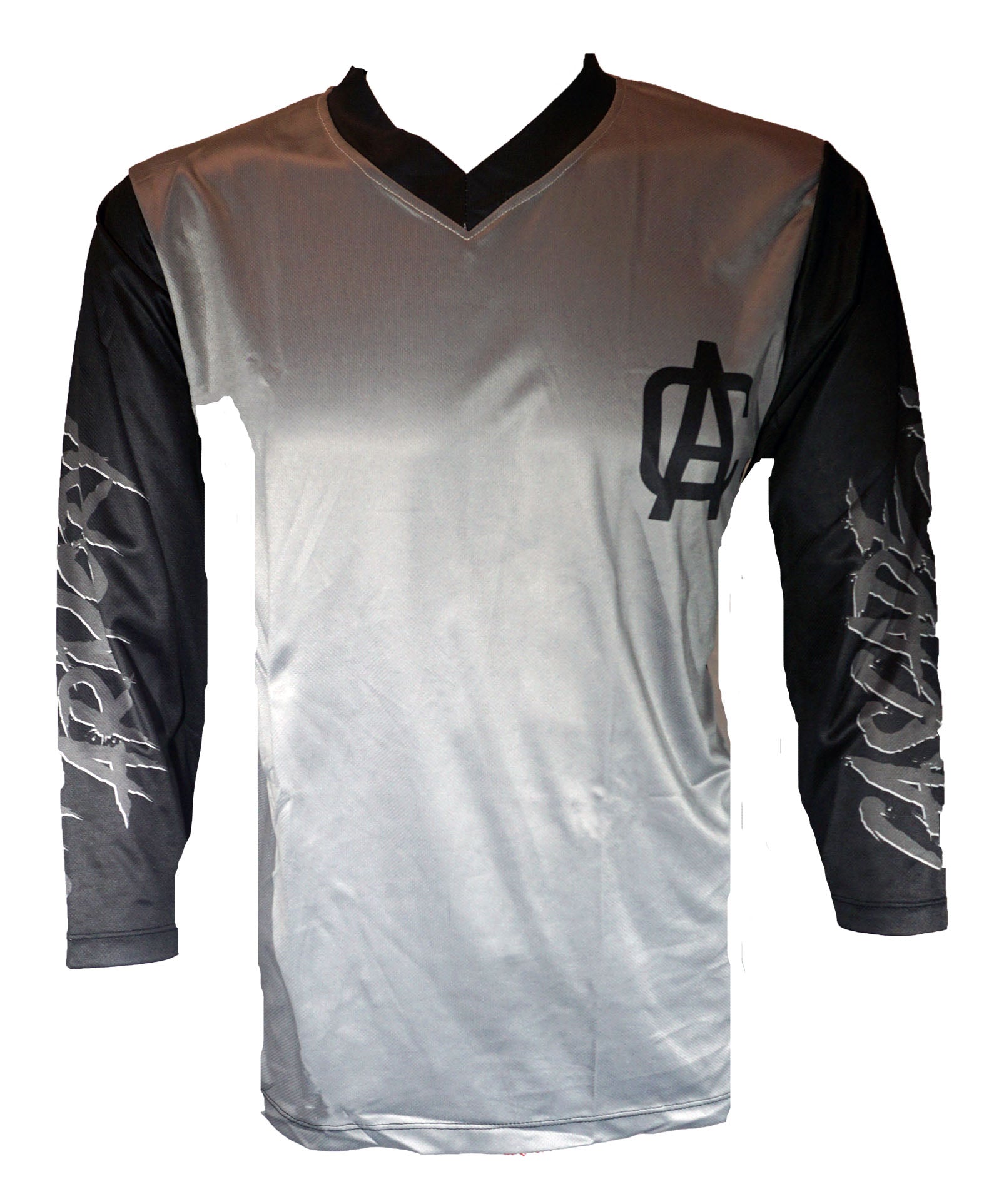 The Sender 3/4 Sleeve MTB Jersey - White & Black – Cascade Armory