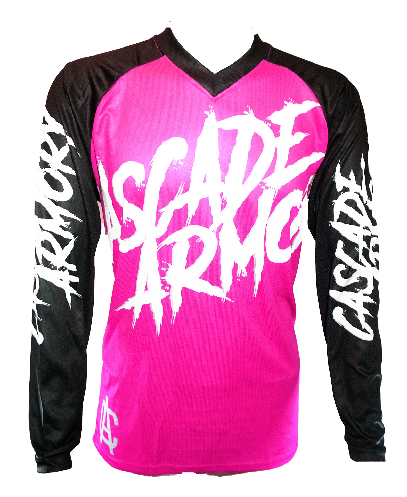 The Sender 3/4 Sleeve MTB Jersey - White & Black – Cascade Armory